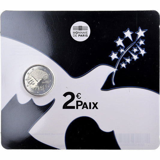 France, 

2 euros, 

Paix en Europe