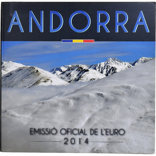 Andorre, 

Coffret 1 ct. - 2 euros, 

2014