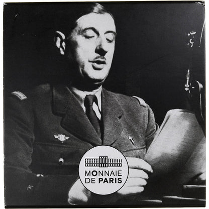 France, 
  
  2 euros, 
  
  Charles De Gaulle