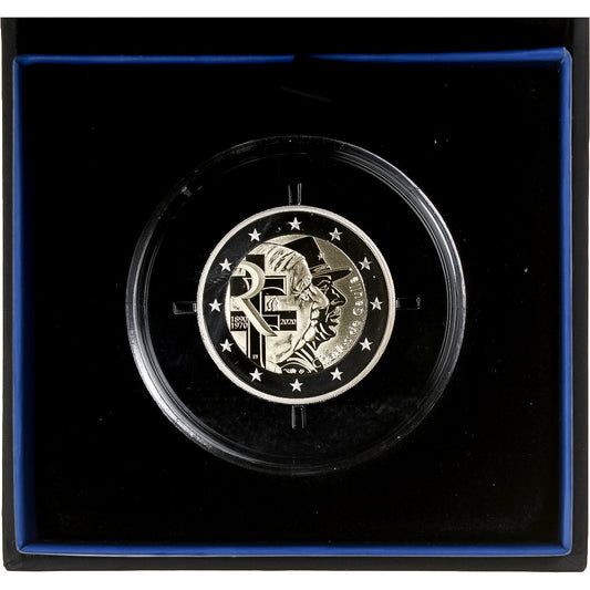 France, 
  
  2 euros, 
  
  Charles De Gaulle