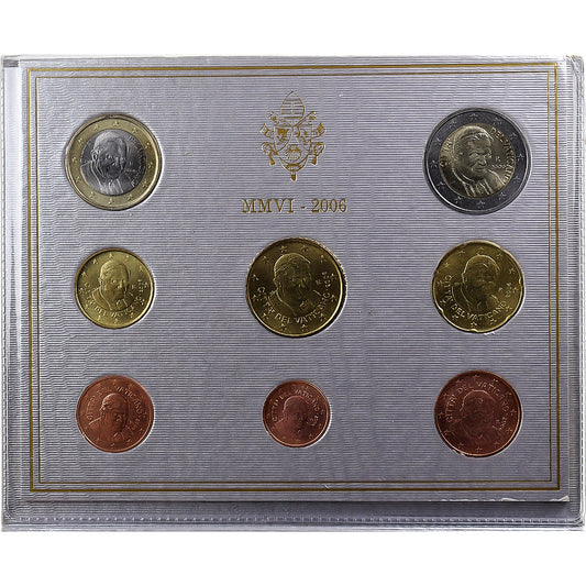 Vatican, 
  
  Benoît XVI, 
  
  1 centime à 2 euros