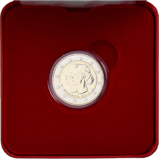 Monaco, 
  
  2 euros, 
  
  mariage principal