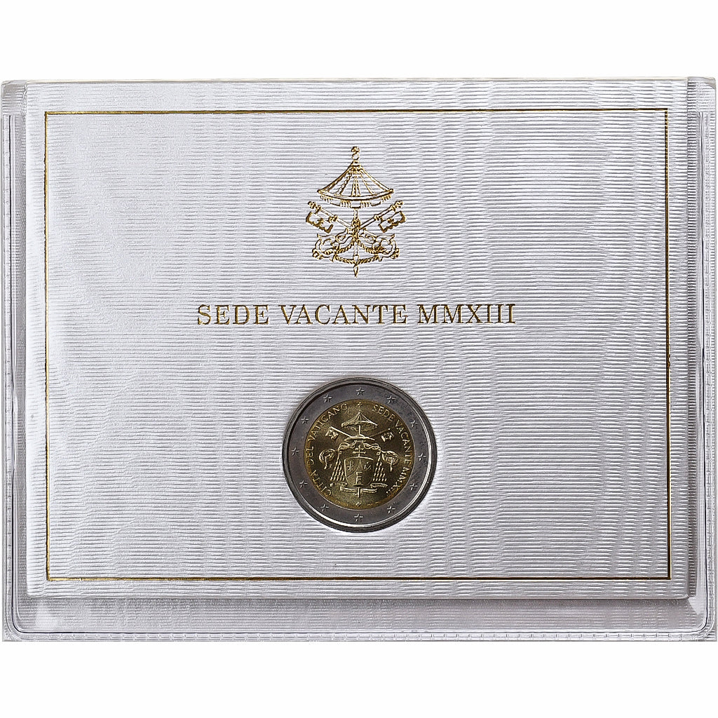 Vatican, 
  
  Siège vacant, 
  
  2 euros