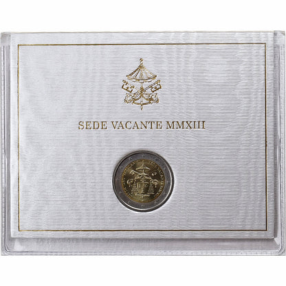 Vatican, 
  
  Siège vacant, 
  
  2 euros