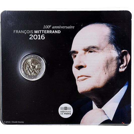France, 
  
  2 euros, 
  
  François Mitterrand