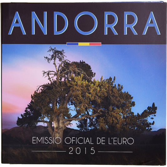Andorre, 

1 centime à 2 euros, 

BU