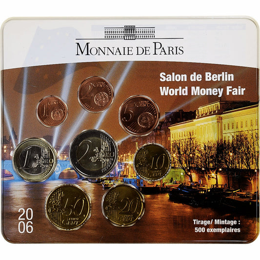France, 
  
  1 centime à 2 euros, 
  
  Salon de Berlin Salon mondial de l'argent