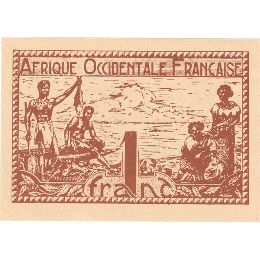 Afrique-Occidentale Française, 

1 Franc, 

UNC(63)