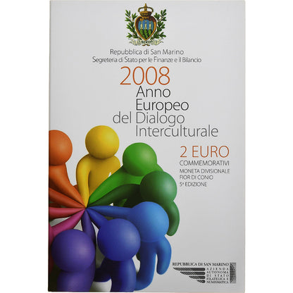 Saint-Marin, 

2 euros, 

Dialogue interculturel