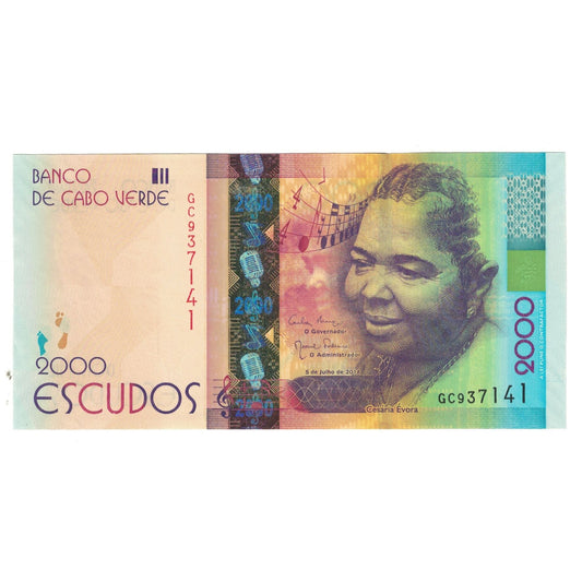 Billet de banque, 
  
  Cap-Vert, 
  
  2000 escudos