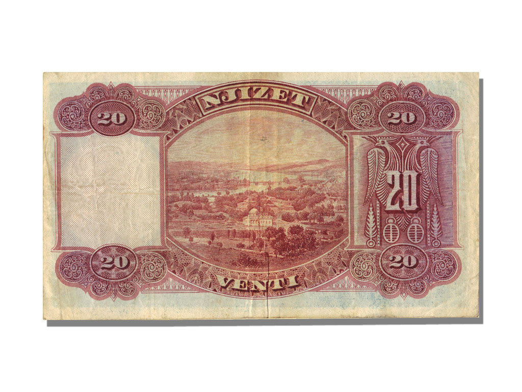 Billet de banque, 
  
  Albanie, 
  
  20 Franka Ari