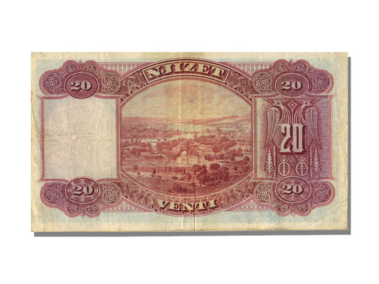 Billet de banque, 
  
  Albanie, 
  
  20 Franka Ari