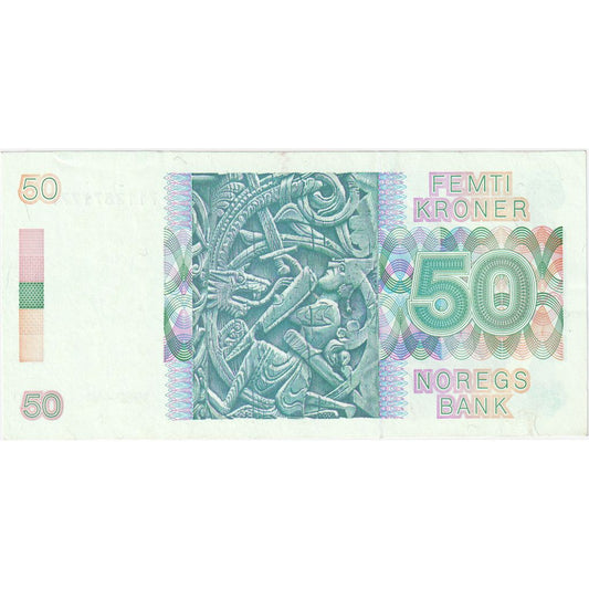 Norvège, 
  
  50 couronnes, 
  
  UNC(63)