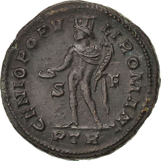 Pièce de monnaie, 
  
  Galère, 
  
  Follis
