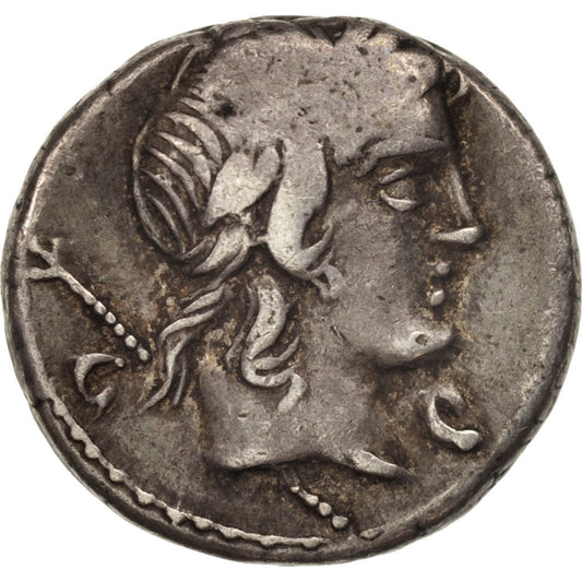 Pièce de monnaie, 
  
  Crépusius, 
  
  Denier