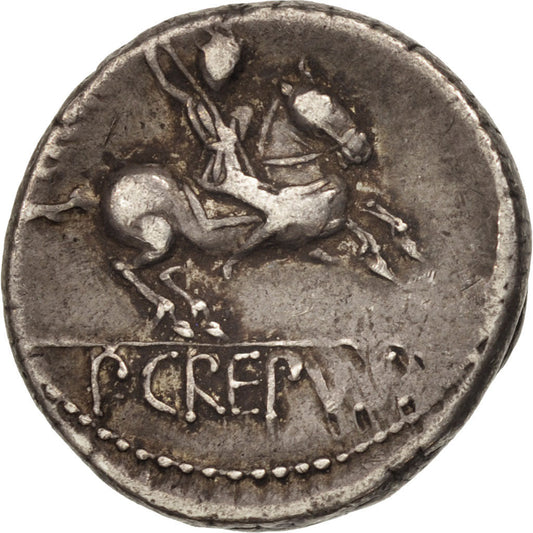 Pièce de monnaie, 
  
  Crépusius, 
  
  Denier