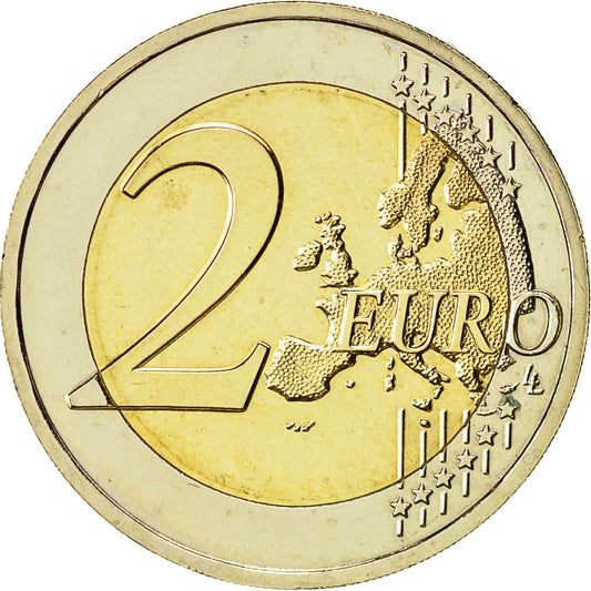 Monaco, 
  
  2 euros, 
  
  Mariage Princier
