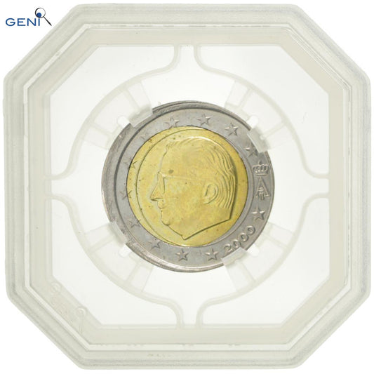 Belgique, 

2 euros, 

2000