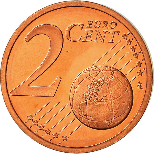 Monaco, 

2 centimes d'euro, 

2001