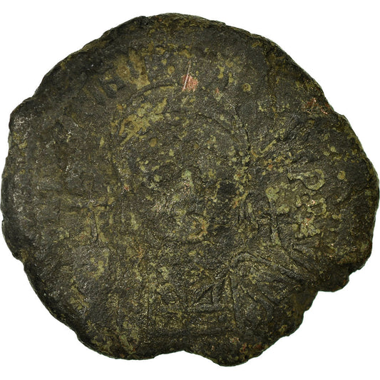 Pièce de monnaie, 
  
  Justinien Ier, 
  
  Demi-Follis