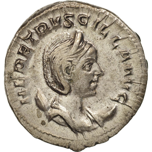 Pièce de monnaie, 
  
  Herennia Étruscille, 
  
  Antoninien