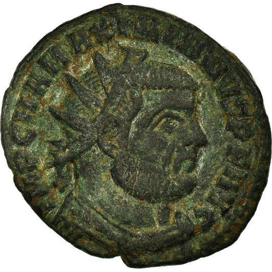 Pièce de monnaie, 
  
  Maximien, 
  
  Fraction Æ