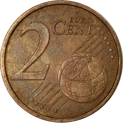 Zone euro, 

2 centimes d'euro, 

Double revers