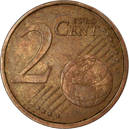 Zone euro, 

2 centimes d'euro, 

Double revers