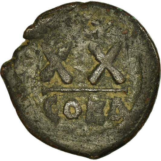 Pièce de monnaie, 
  
  Phocas, 
  
  Demi-Follis