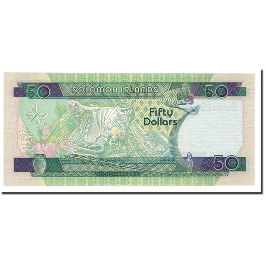 Billet de banque, 

Îles Salomon, 

50 dollars