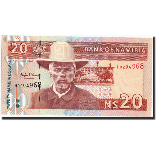 Billet de banque, 

Namibie, 

20 dollars namibiens