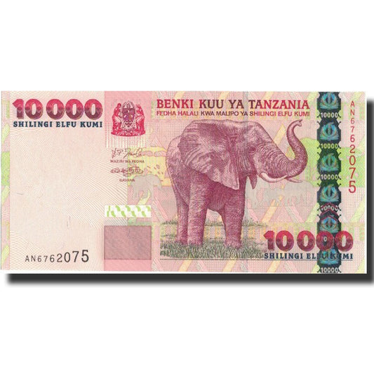 Billet de banque, 

Tanzanie, 

10