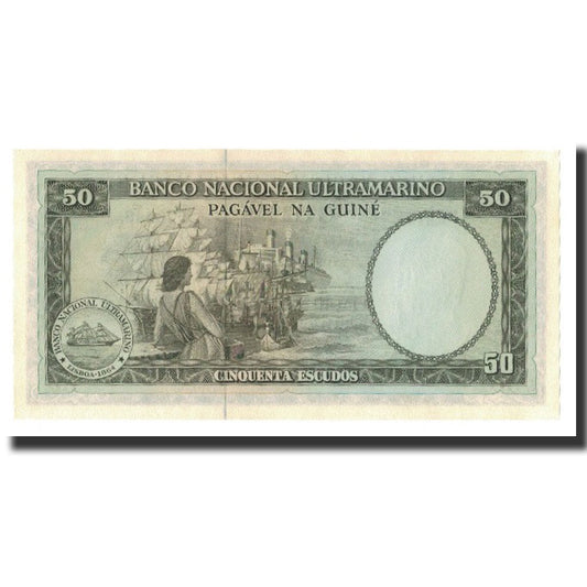 Billet de banque, 
  
  Guinée portugaise, 
  
  50 escudos