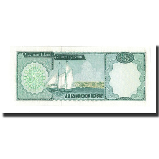 Billet de banque, 

Îles Caïmans, 

5 dollars