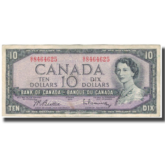 Billet de banque, 

Canada, 

10 dollars