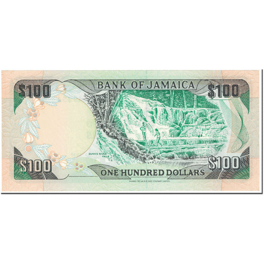 Billet de banque, 

Jamaïque, 

100 dollars