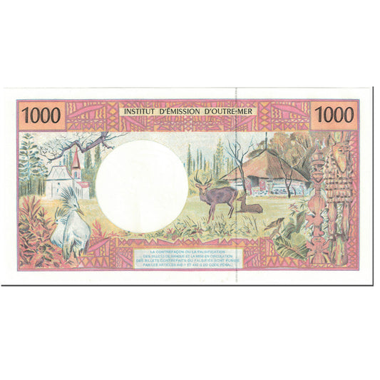 Billet de banque, 

Territoires français du Pacifique, 

1 000 francs