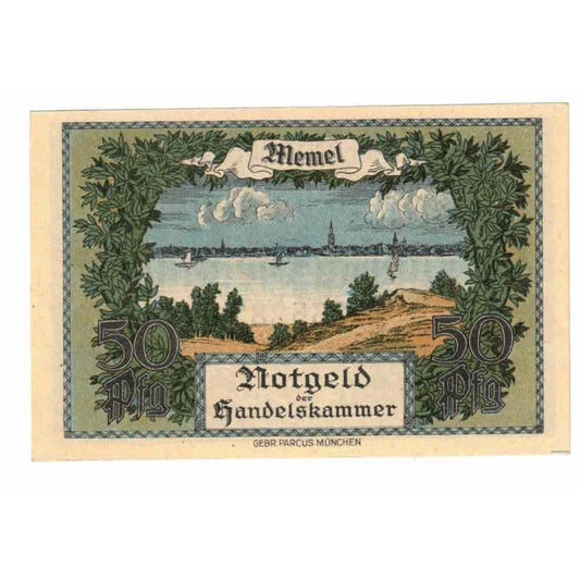 Billet de banque, 
  
  Mémel, 
  
  1/2 point