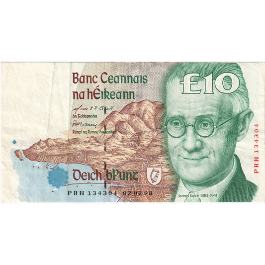 Irlande - République, 

10 livres, 

EF(40-45)