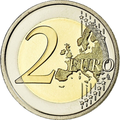 Belgique, 

2 euros, 

UEM