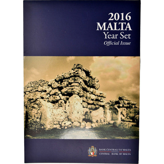 Malte, 

1 centime à 2 euros, 

2016