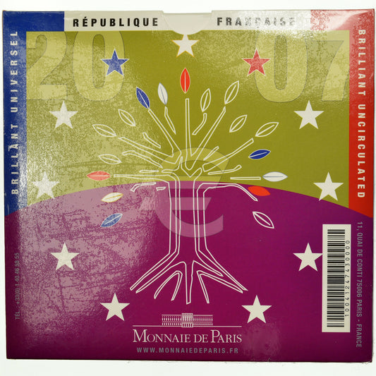 France, 

1 centime à 2 euros, 

2007