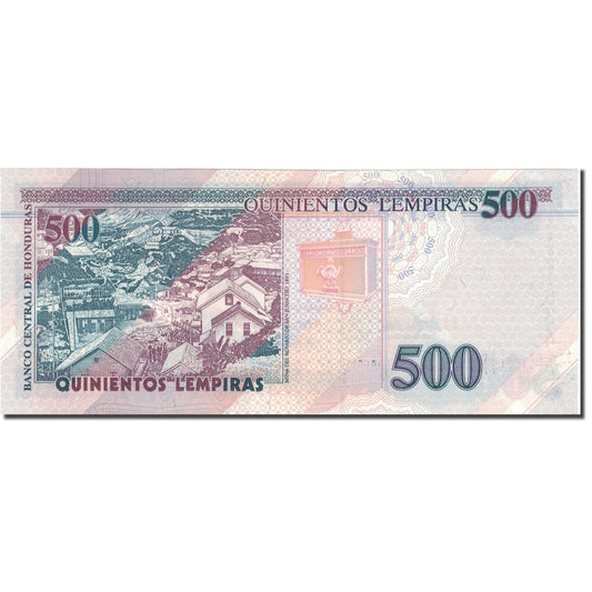 Billet de banque, 
  
  Honduras, 
  
  500 lempiras