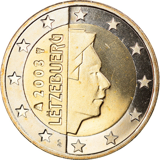 Luxembourg, 
  
  2 euros, 
  
  2003