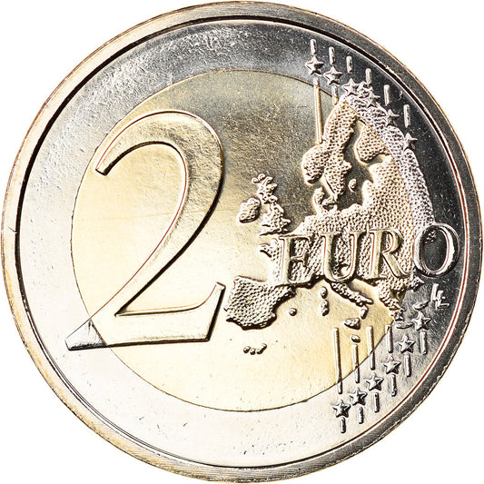 Luxembourg, 
  
  2 euros, 
  
  Grande-Duchesse Charlotte