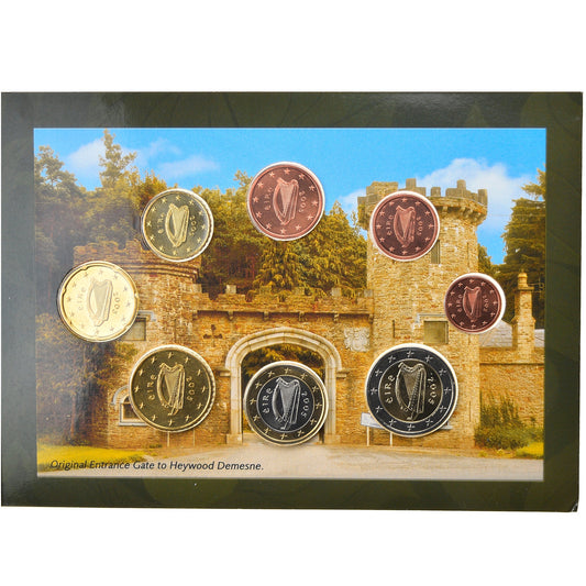 RÉPUBLIQUE D'IRLANDE, 

1 centime à 2 euros, 

2005