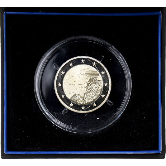 France, 

2 euros, 

Erasmus