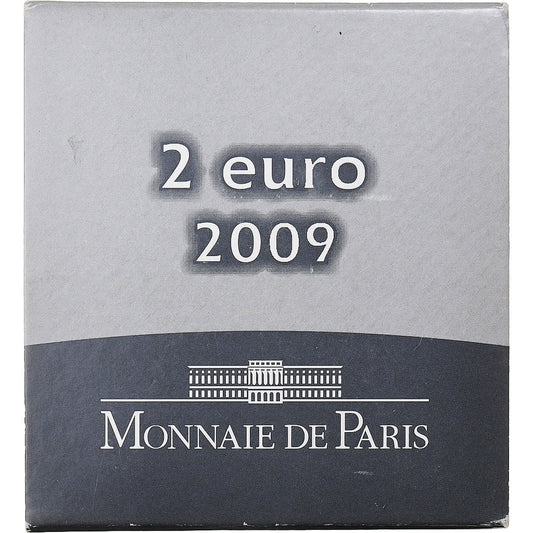 France, 

2 euros, 

10 ans de l'UEM