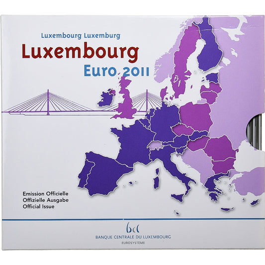 Luxembourg, 
  
  Henri, 
  
  Ensemble 1 ct. - 2 euros