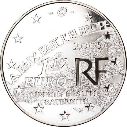 France, 

1,5 euro, 

Fin de la Seconde Guerre mondiale
